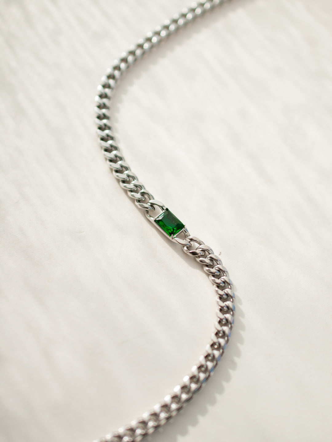 Thick Emerald Necklace