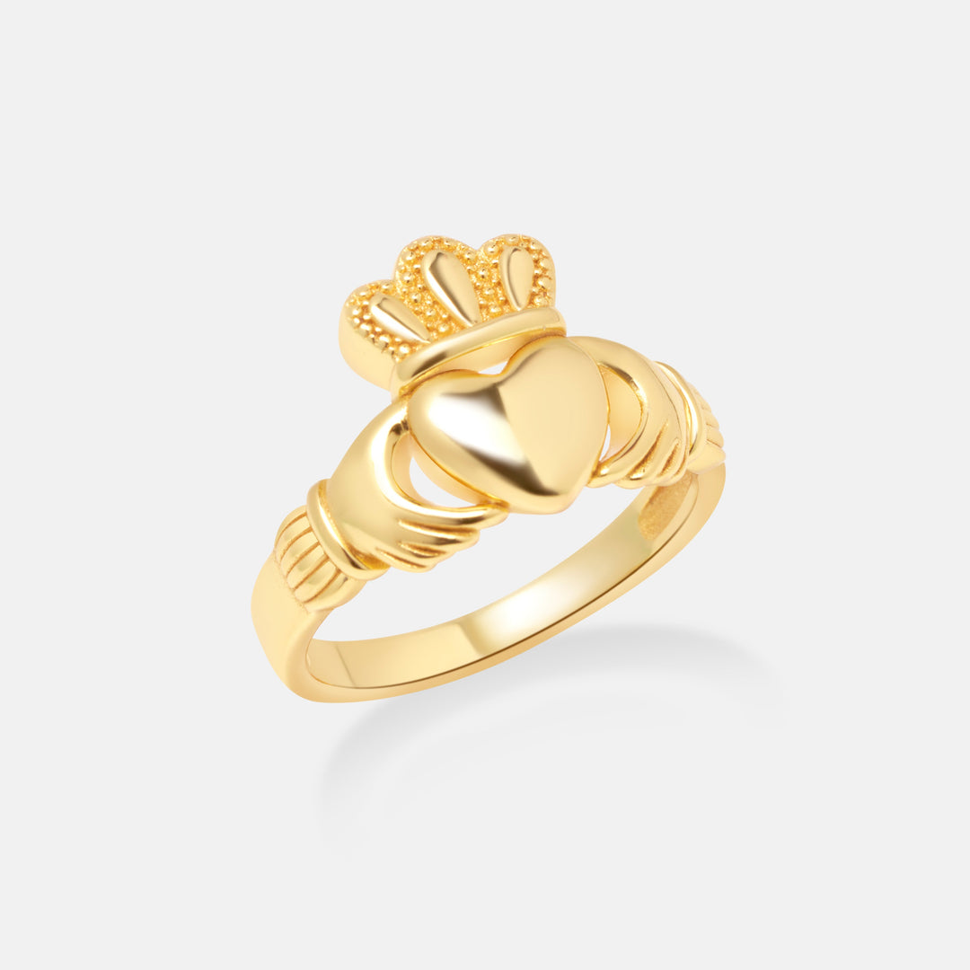 Chunky Claddagh Ring