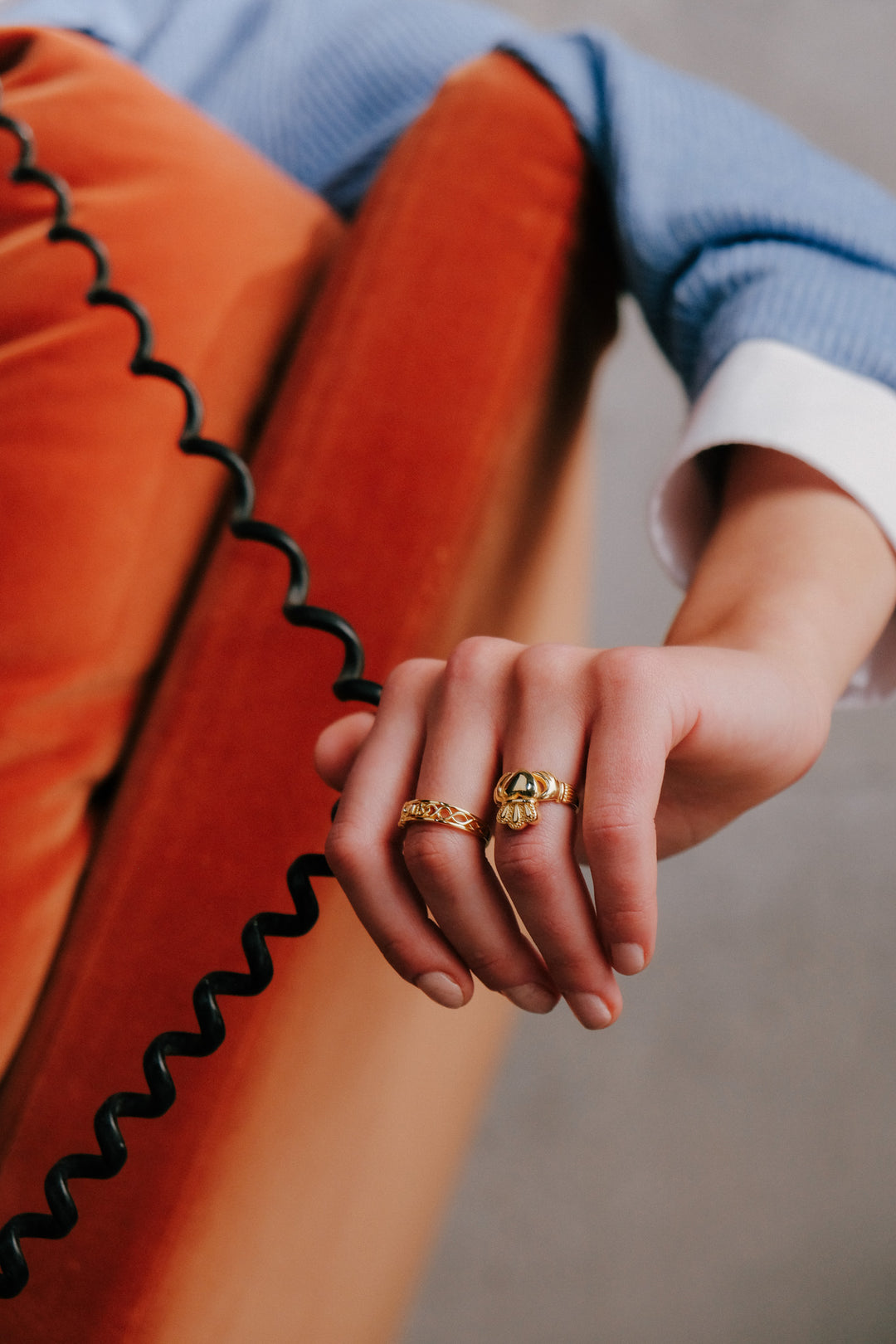 Chunky Claddagh Ring