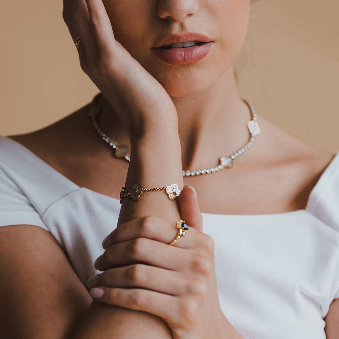 Tennis Clover Necklace