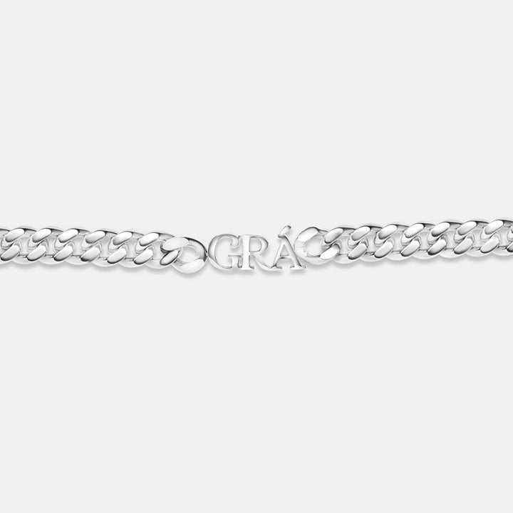 Thick Grá Choker Necklace